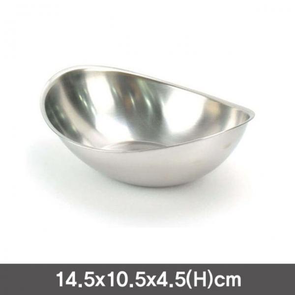 스텐 그라탕 소스볼 타원볼 카레포트-14cm