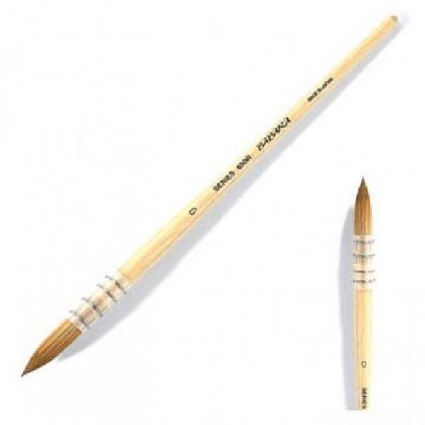 바바라수채화붓 650R 3/0호 낱자루 - 39863