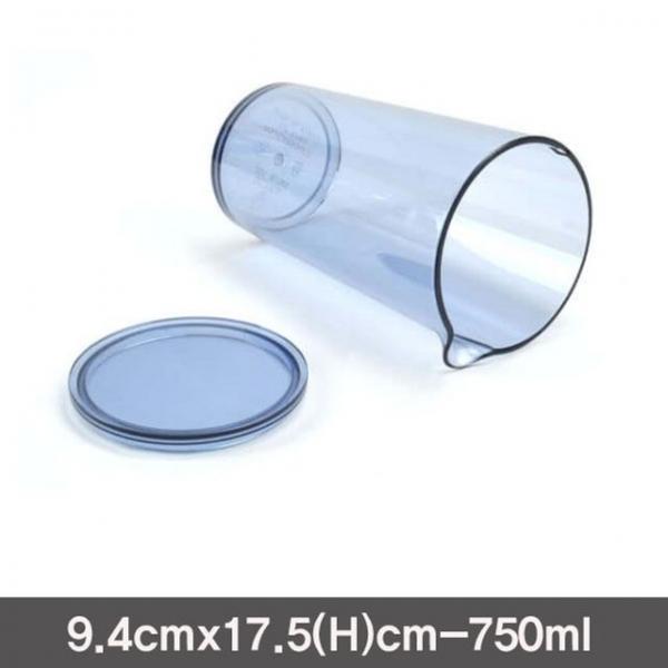 심플 원형물병 피쳐물병(블루)-750ml