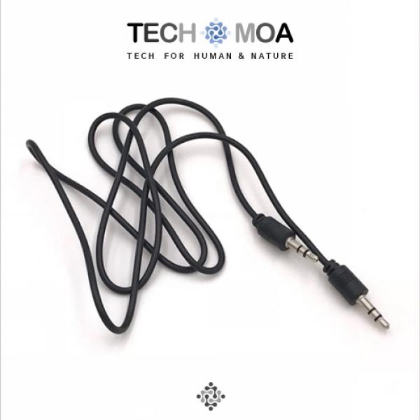 테크모아 3.5mm 오디오 AUX 케이블 스피커 자동차