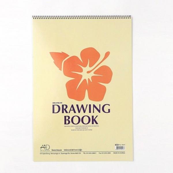 아트앤디자인 D5301 학생스케치북 220g 4절 9장 -50367