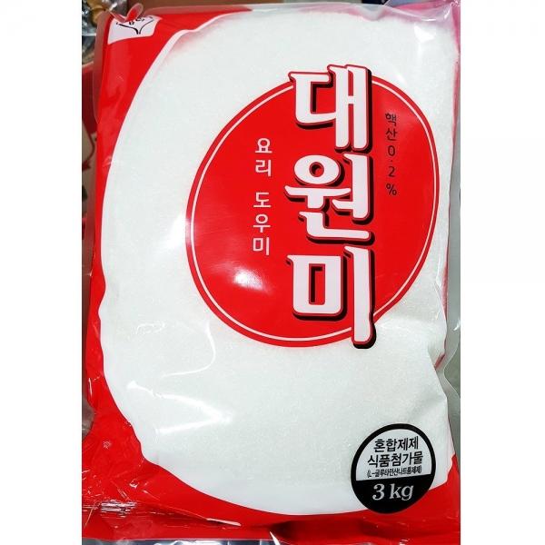 대원 대원미 3kg 조미료 핵산 MSG 식자재 업소 식당