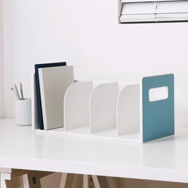 마이룸 책꽂이 4단 485x210x220 심플 북엔드