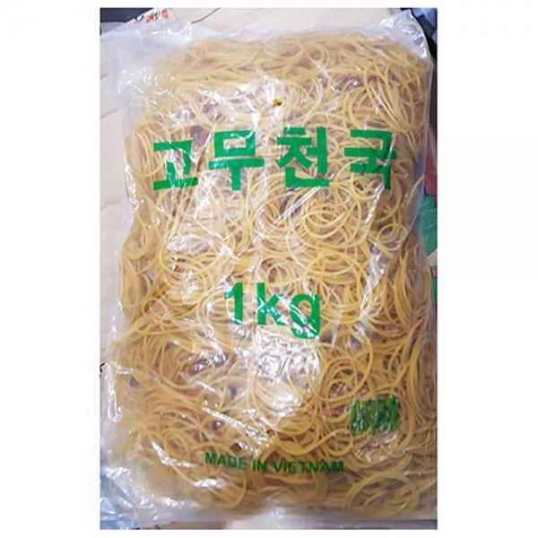 고무줄(5cm 노랑 1K) 노란고무줄