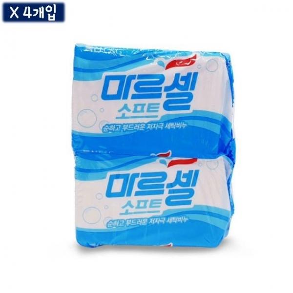 저자극 세탁비누 230g 4p 손빨래