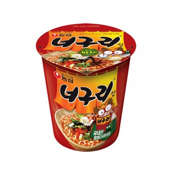 농심 너구리 얼큰한맛 작은컵 30개