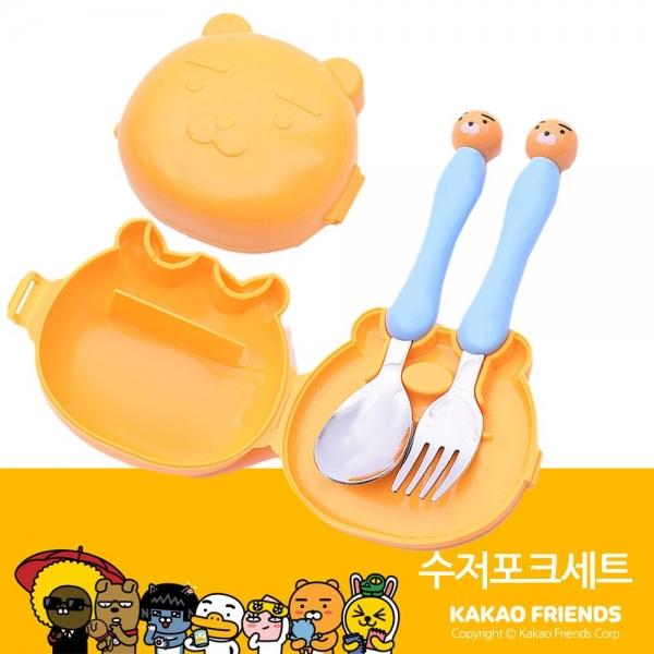 카카오프렌즈 페이스 올인원 수저포크케이스세트