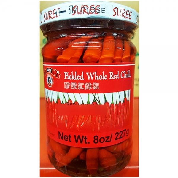 업소용 식당 식자재 밑반찬 재료 칠리피클 빨강 227g