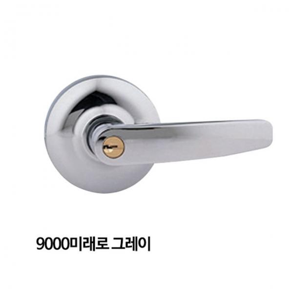 현대디엘 문고리 도어록 현관레버 9000미래로 그레이