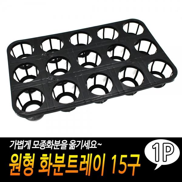 원형 화분트레이 15구