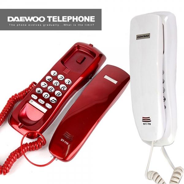 코러스 벽걸이 탁상용 겸용 유선전화기 110 A