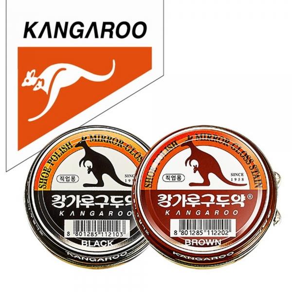 캉가루 고광택 직업용 구두약 40g캔 광택제
