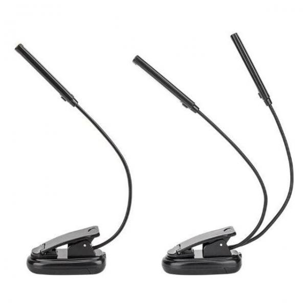 led클립라이트 책 독서 빛 램프 터치 usb 테이블 책상
