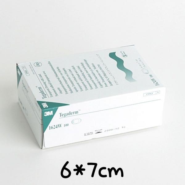 3M 테가덤 6X7cm 1624 100매입 드레싱밴드 투명반창고