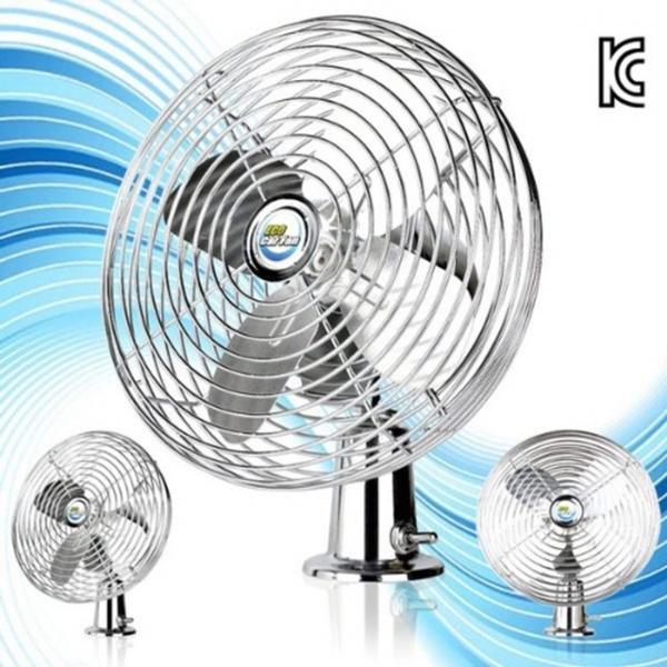 12V 24V용 에코 메탈 차량용 선풍기 8in 클립형