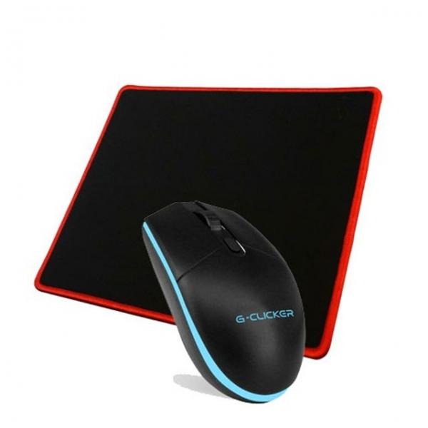 지클릭커 GM-M270 LED 유선 마우스 + With Pad
