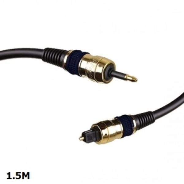 오디오 광케이블 각대원 6mm 블랙 1.5M