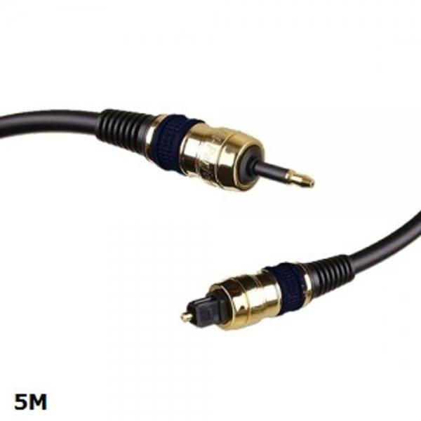 오디오 광케이블 각대원 6mm 블랙 5M