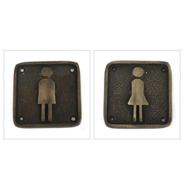 사인(주물사인 표찰 화장실사인 남 녀)