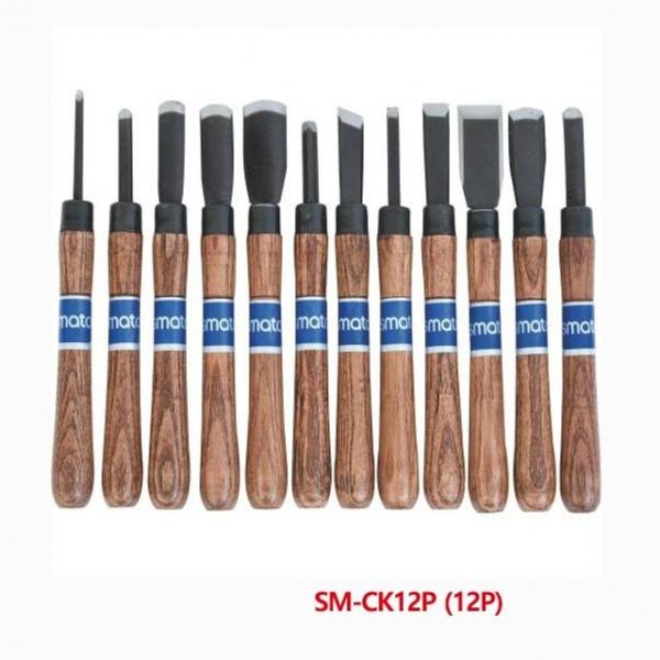 스마토 1138276 목공끌 조각도세트 SM-CK12P (12P)