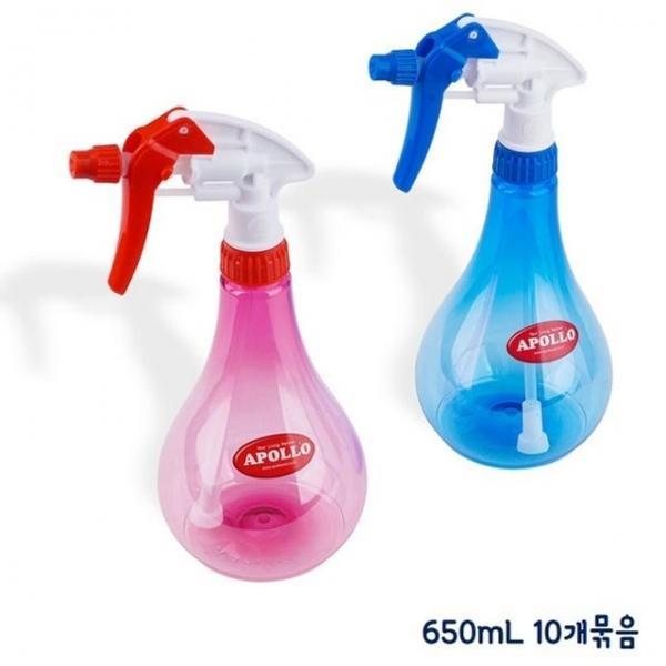 APOLLO 공병 컬러 분무기 650mL 10개묶음(색상혼합)