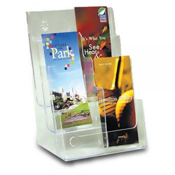 아크릴 A4 카다로그 꽂이 3단 종이꽂이 카탈