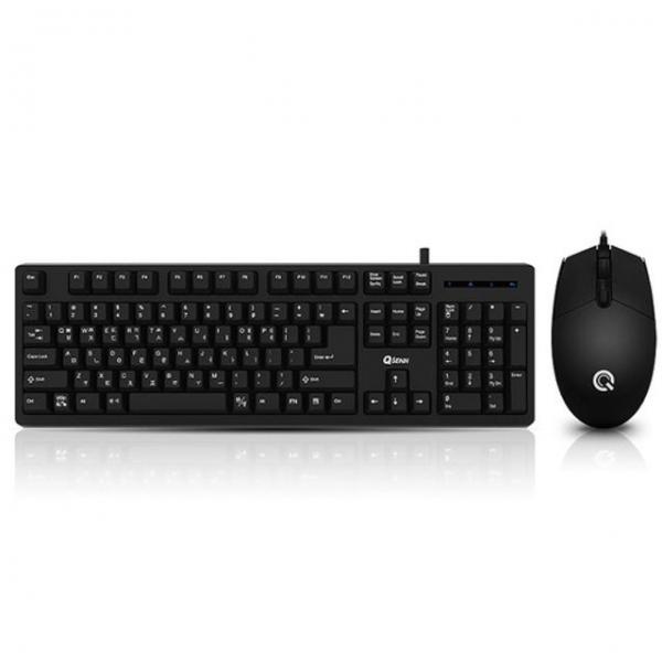 QSENN GP-KM4500 Plus USB 키보드 마우스 세트