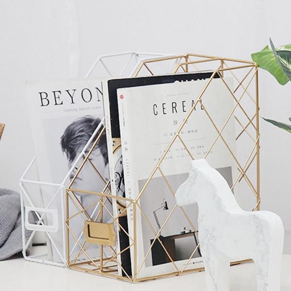 인테리어 철제 잡지 파일 꽂이 박스 서류정리함