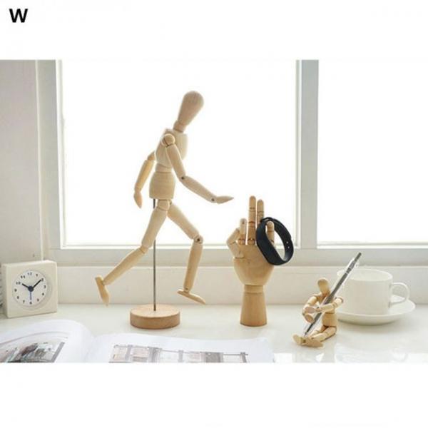 나무원목관절인형 20cm 2개