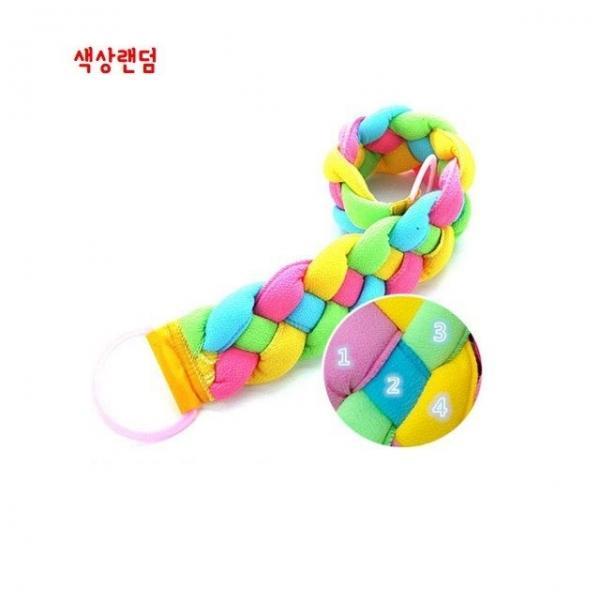 꽈배기 때타올-약75cm 4중 색상랜덤 손잡이