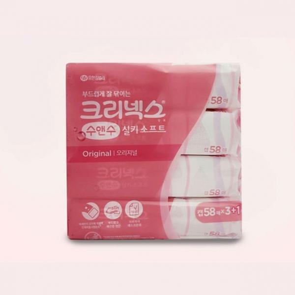 MY 크리넥스 수앤수 실키소프트 캡형 물티슈