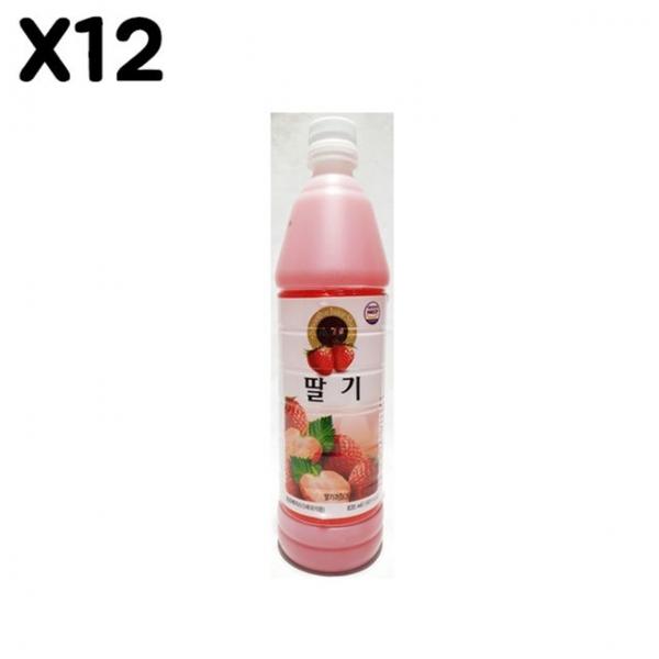 FK 딸기원액(청솔 835ml)X12
