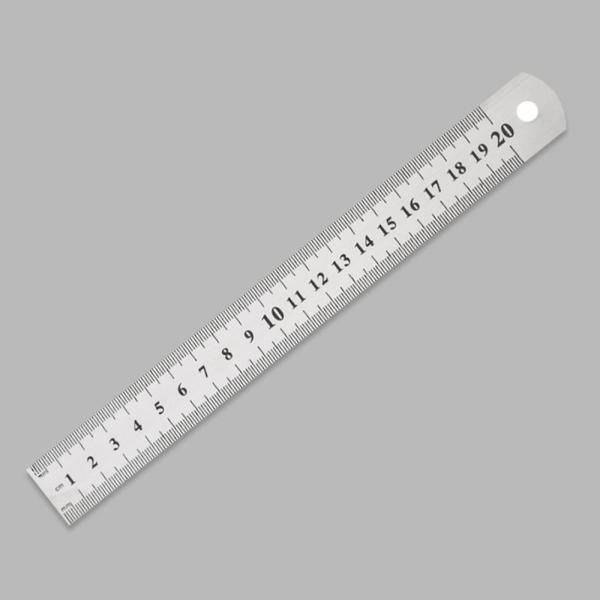 스틸자 20cm 200mm 철자 스텐 쇠 자 RD-10022