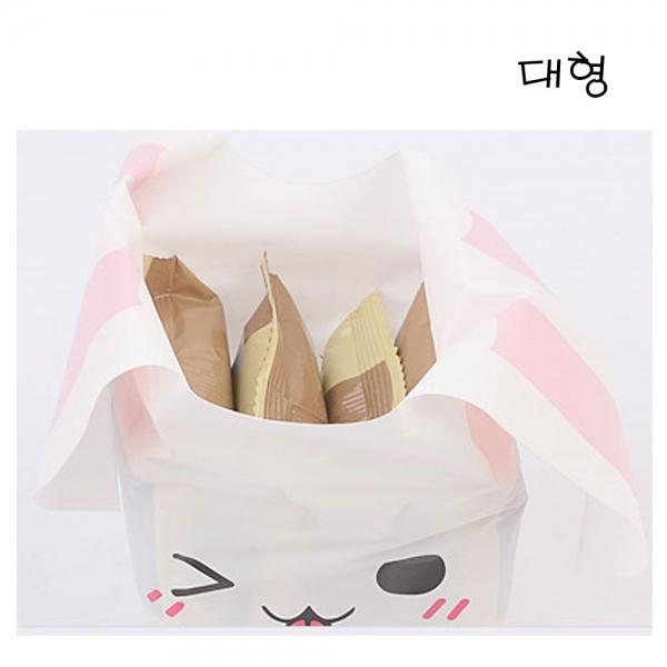 토끼 선물 포장 봉투 대형 랜덤 20개 디자인 포장봉투