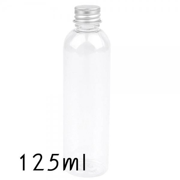 실버 뚜껑 트위스트캡 공병 125ml 10개 투명 플라스틱