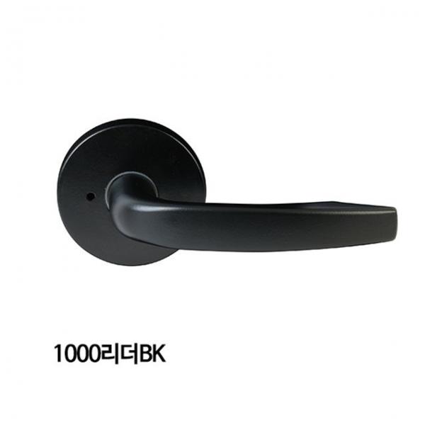 정화테크 도어록 목문레버욕실용 1000리더BK