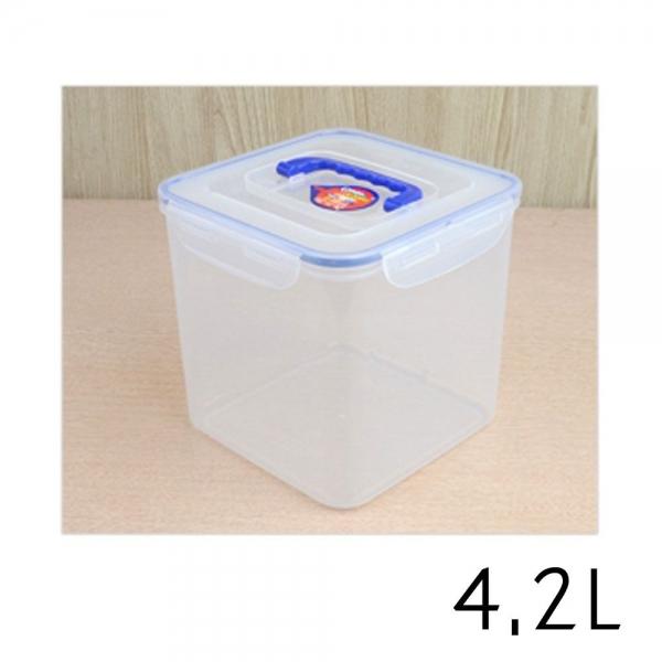 다용도 손잡이 밀폐용기 4.2L 굿앤굿 핸디락 보관함