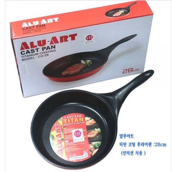 알루아트 인덕션 후라이팬 웍팬 에그팬 프라이팬 28CM