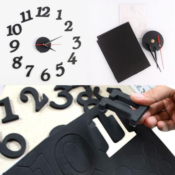 DIY 벽시계 심플 디자인 간편조립 모던 인테리어 시계