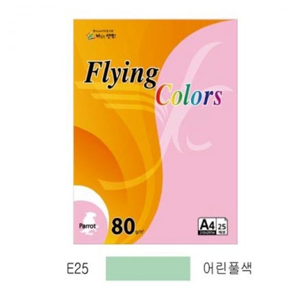 플라잉컬러 이글(E25)(A4 120g 어린풀색 20매 팩)