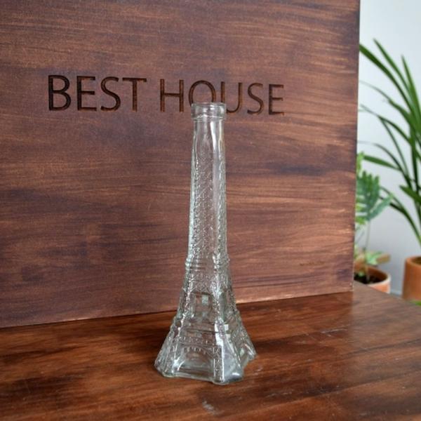유리화분 화병 수반 BHE0323 3x23cm (에펠탑)