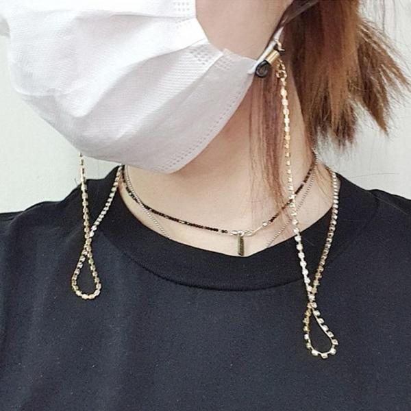 큐빅 마스크스트랩 마스크걸이 마스크목걸이 마스크줄