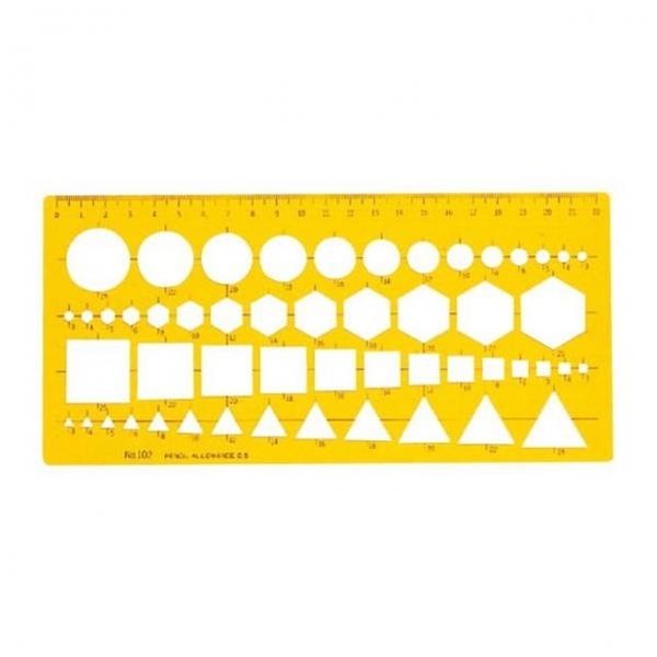 코링 템플레이트종합형판 222x110mm