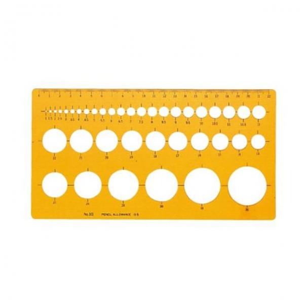 코링 템플레이트원형정규 235x115mm