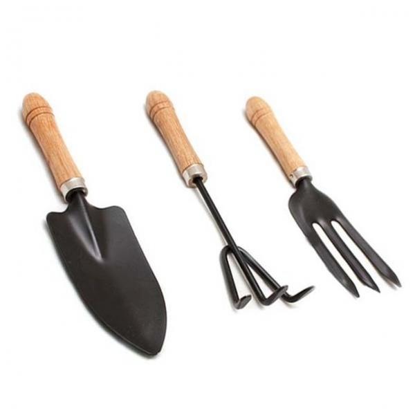 모종삽 세트 부삽 삼치창 갈고리 화단 원예 도구 3p