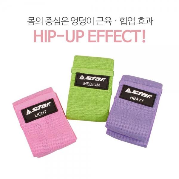 STAR 힙업밴드 스쿼트 하체 근력운동밴드(EU580)