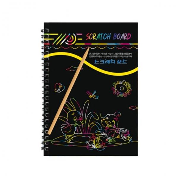 스크래치북DK302-10장 (소) 140x200mm - 34231