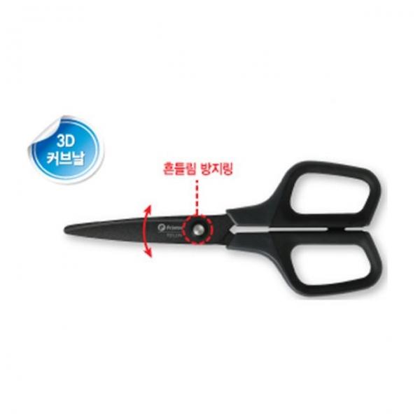 테프론3D커브가위 SF170-BK(중형 175x78mm)