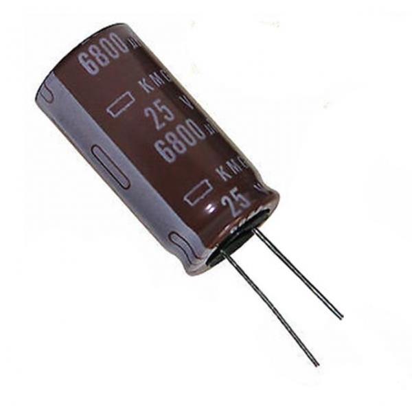KMG 25V6800uf 전해콘덴서 캐패시터 앰프 콘덴서