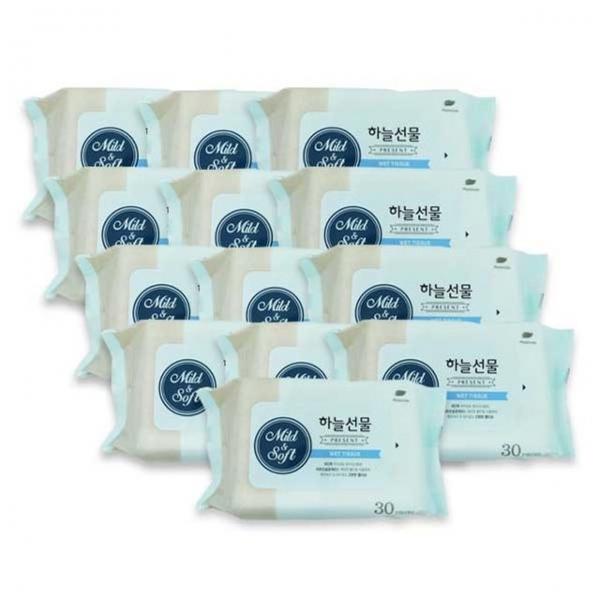 하늘선물물티슈30매_리필_1335